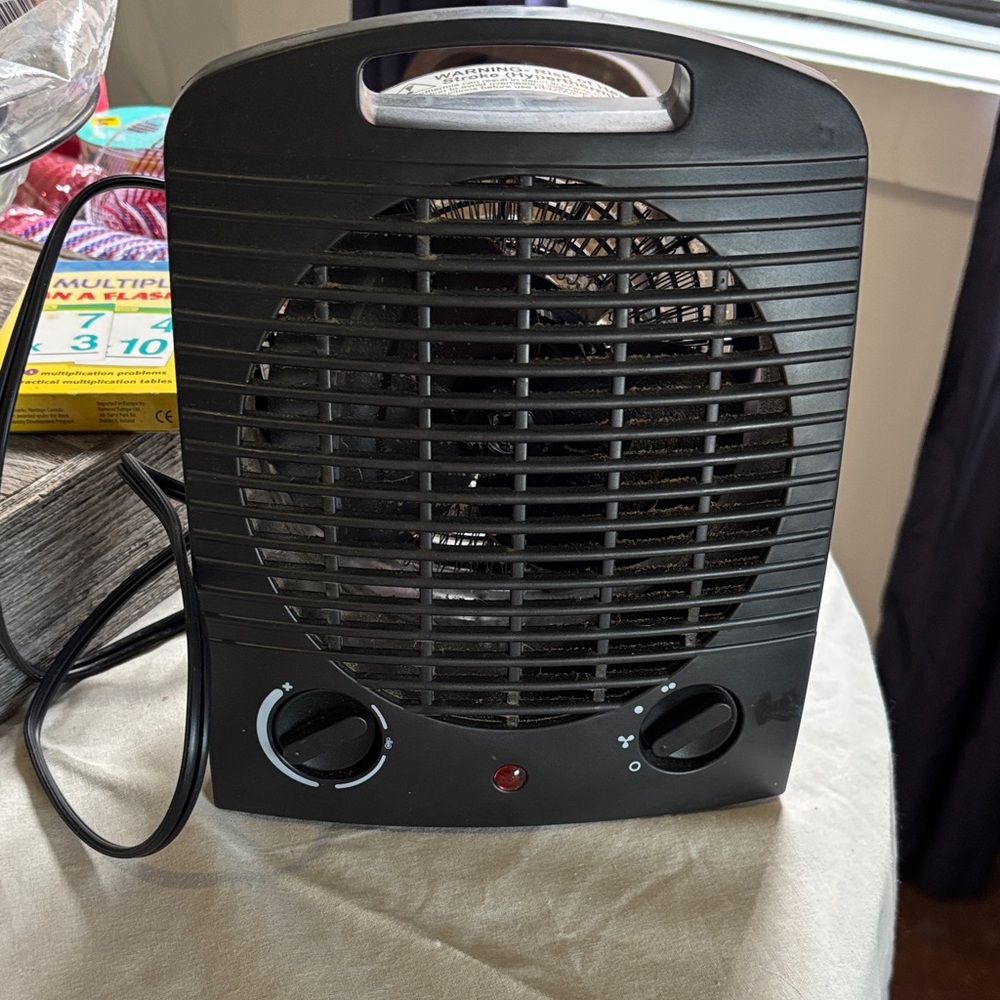 Black Portable Electric Heater